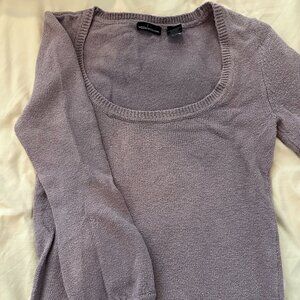 Moda International Purple Sweater - Size Small